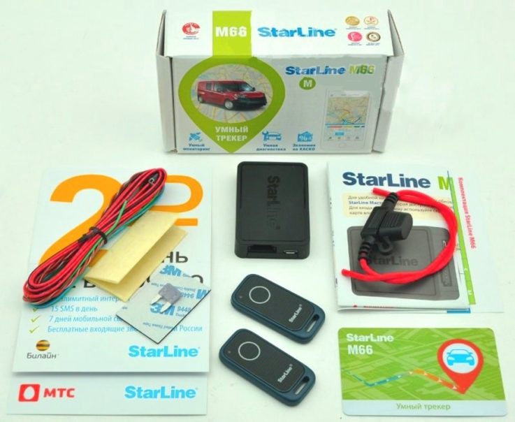 Комплект Starline M66 S Комплектация Starline M66 S